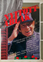 Nyitott ablak filmplakát,moziplakát, Kabos László, Bodrogi Gyula, Nyertes Zsuzsa, 1988, A1-es méret