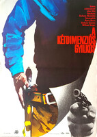 A kétdimenziós gyilkos filmplakát,moziplakát, Flavio Bucci, Giuliano Gemma, 1978, A2-es méret