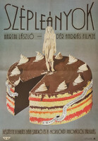 Szépleányok, eredeti filmplakát,moziplakát