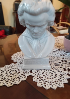 Eredeti Herendi porcelán Beethoven mellszobor – Hibátlan, jelzett