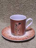 Goebel porcelán csésze, Gusztáv Klimt, "A csók"