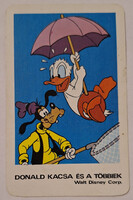 Donald Kacsa és a többiek (Walt Disney) retró kártyanaptára 1984 Mokép-Moziüzemi Vállalat