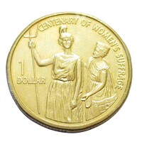 Ausztrália,1 dollar 2003 - Nõi szavazati jog aUNC+ ötvözet