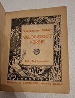 Vörösmarty Válogatott versei könyv " bírálati tiszteletpéldány"