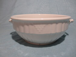 Ritkaság - Zsolnay fehér füles fali tál - Hungária sorozat