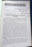 Dr. Borbás Vince A balaton partmellékének botanikai néprajza 1894. Dedikált !!!!A földrajzi Közlöny