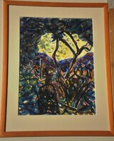 (K) Farkasházy Miklós (1895-1964) : Fák közt