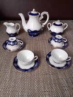 Négy személyes Zsolnay kávés készlet