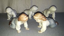 5 db. Zsolnay / Sinkó figura, szobor.
