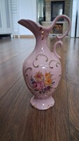 Porcelán Váza / Karaffa / Kancsó, 17 cm magas, Jelzett Cseh gyártmány