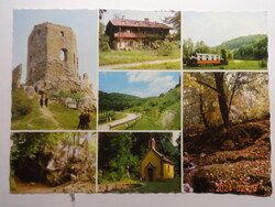 Régi, retró képeslap: Bakony, részletek (1973)