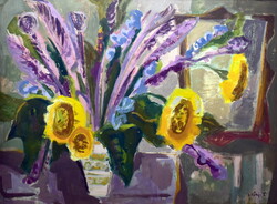 Illényi Tamara (1944): NAPRAFORGÓS CSENDÉLET