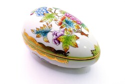 Herendi Viktória mintás tojás bonbonier (ZAL-R94976)