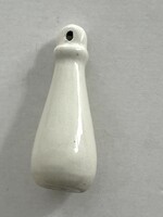 Régi, antik fehér porcelán wc lehúzó fogantyú