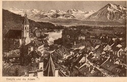 Képeslap: Svájc, "120 és 125 éves lapok".