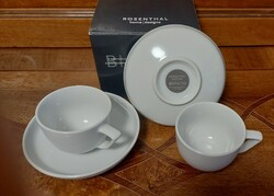 Rosenthal "Bianchi" 2 db-os kávés csésze és csészealj készlet