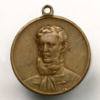 Kossuth Lajos 1802-1902 születésének 100. évfordulója emlékérem 1902 Br