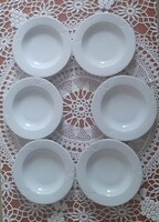 6 db Alföldi  Glória porcelán mélytányér