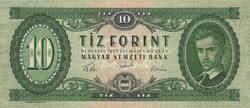10 forint 1957 3. Gyönyörű