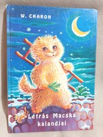 Létrás Macska kalandjai - W. Charon - színezett illusztrációkkal - mesekönyv