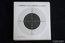 Céltábla 25 méter kispuska , gyorspont lőlap , ( 3 / A számú ) , vadászat , 10cm cél , 13x13