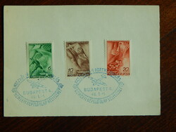 Emlékbélyegzéssel / reklámbélyegzéssel: 1940. Repülő alap (I.) sor