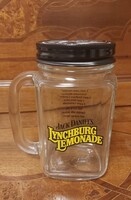 Vintage Jack Daniel's Lynchburg limonádés befőttesüveg bögre 6 db-os készlet