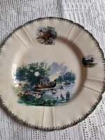 Sarreguemines fajansz tányér