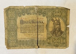 500 korona 1920-as