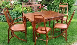 Thonet - Josef Hoffmann Nr. 511 Complete Set, Salon or Dining Room RARITY!