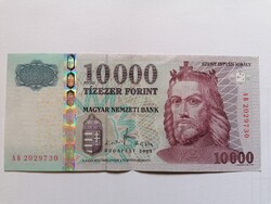 10.000,- Ft-os AB sorozatú, 2009-es bankjegy