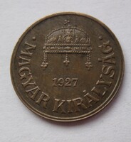 Magyar Királyság 1 fillér 1927 (J19)