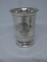 Magyar ezüst keresztelő pohár