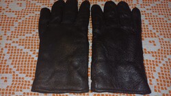 Fekete meleg férfi marhabőr kesztyű