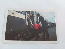 MAGYAR ÁLLAMVASUTAK - MÁV kártyanaptár 1979