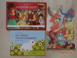 Három szép mesefüzet együtt: A VILÁG LEGSZEBB MESÉI, MILU MESÉK, BRÚNÓ, A CSODAPIKTOR