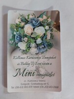 Mini virágüzlet - Kukovecz Márta Szegvár kártyanaptár 2023