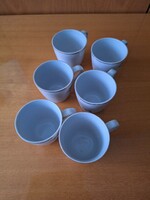 Zsolnay pajzspecsétes 6db kávéscsésze , alátét