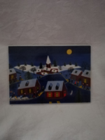 Villeroy&Boch karácsonyi porcelán falikép   R