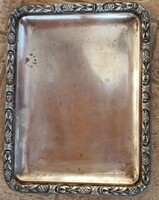 Régi 800 -as ezüst Tálca 332 gr