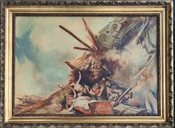 Istókovits Kálmán (1898 - 1990) : Tanktámadás