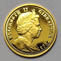 II. Erzsébet arany emlékérme/999