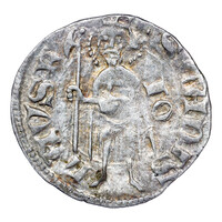 I. Lajos ÉH:429 "I-O" Ezüst Dénár