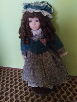 Porcelán fejű baba számozott