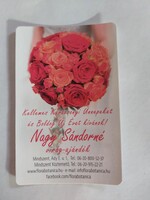 Nagy Sándorné virág-ajándék Mindszent kártyanaptár 2023