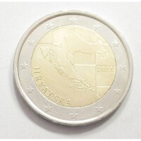 Horvátország,2 euro 2023 aUNC+ ötvözet
