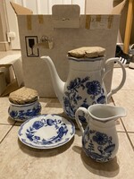 Thun (Natalie) 12 személyes porcelán kávéskészlet – Eredeti dobozban, I. osztályú