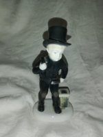 Metzler&Orltoff porcelán kéményseprő figura   R