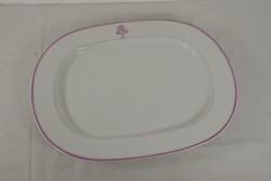 Antik, vastag falú porcelán pecsenyés/süteményes tál A403