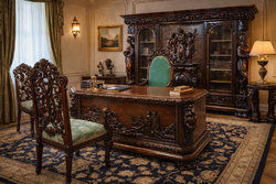 Neoreneszánsz dolgozószoba restaurált